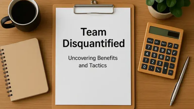 Team disquantified