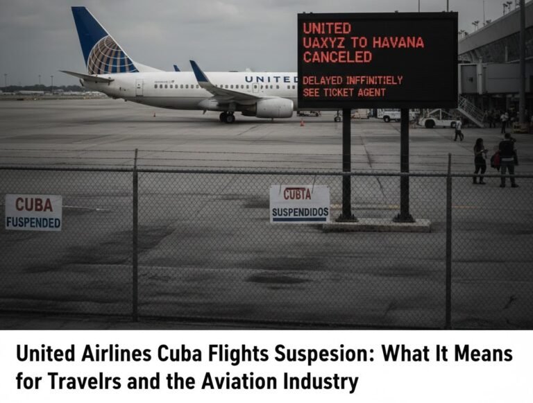 united airlines cuba flights suspension