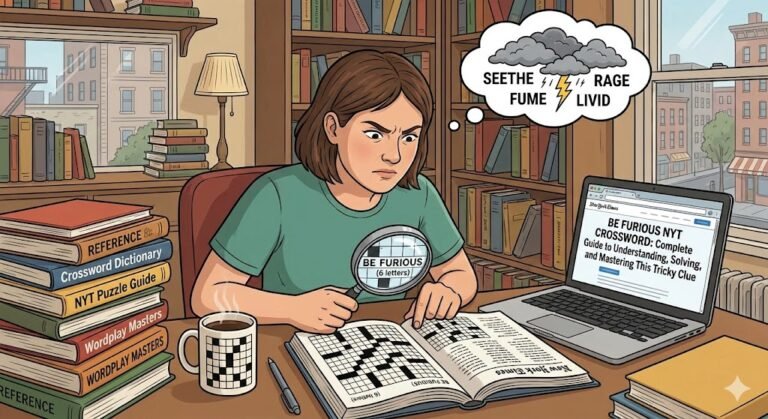 be furious nyt crossword