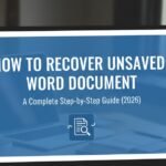 how to recover unsaved word document
