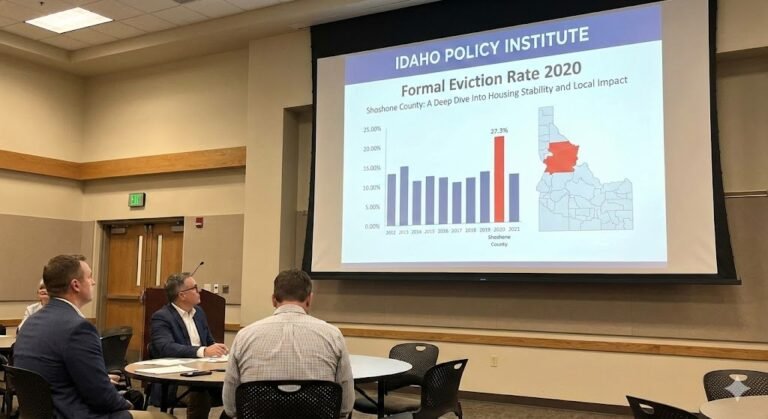 idaho policy institute formal eviction rate 2020 shoshone county