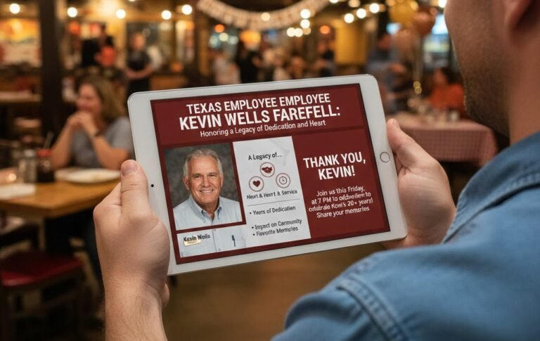 Texas Roadhouse Employee Kevin Wells Farewell: Honoring a Legacy of Dedication and Heart