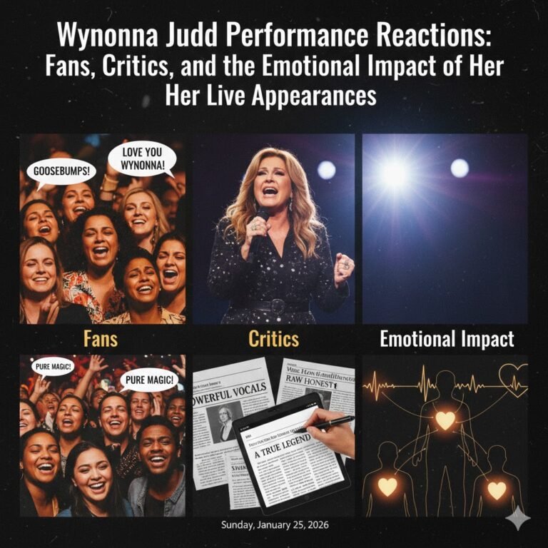 Wynonna Judd Performance Reactions: Fans, Critics, and the Emotional Impact of Her Live Appearances wynonna judd performance reactions