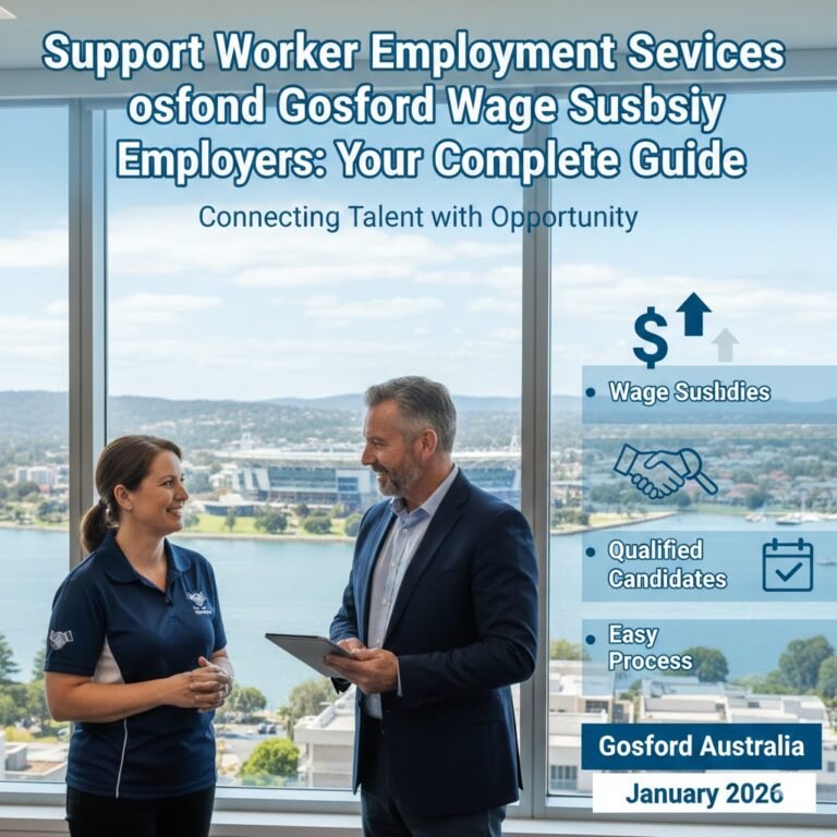 support worker employment services gosford australia wage subsidy employers