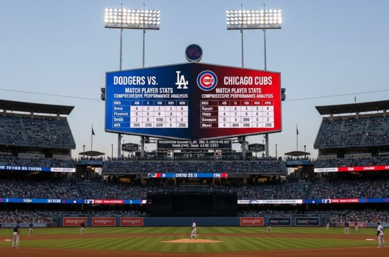 Dodgers vs Chicago Cubs Match Player Stats: Comprehensive Performance Analysis