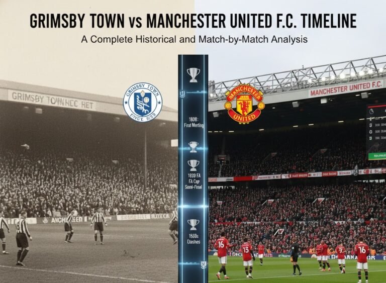 grimsby town vs manchester united f.c. timeline