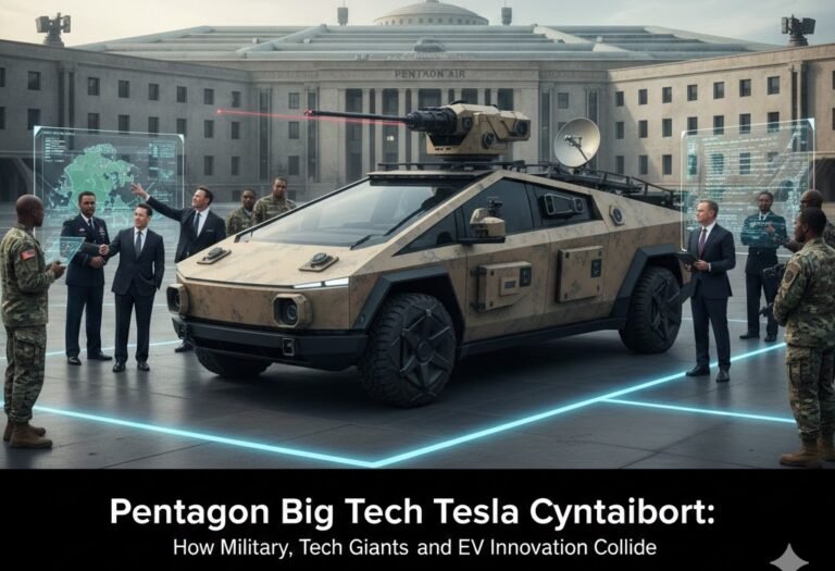 pentagon big tech tesla cybertruck