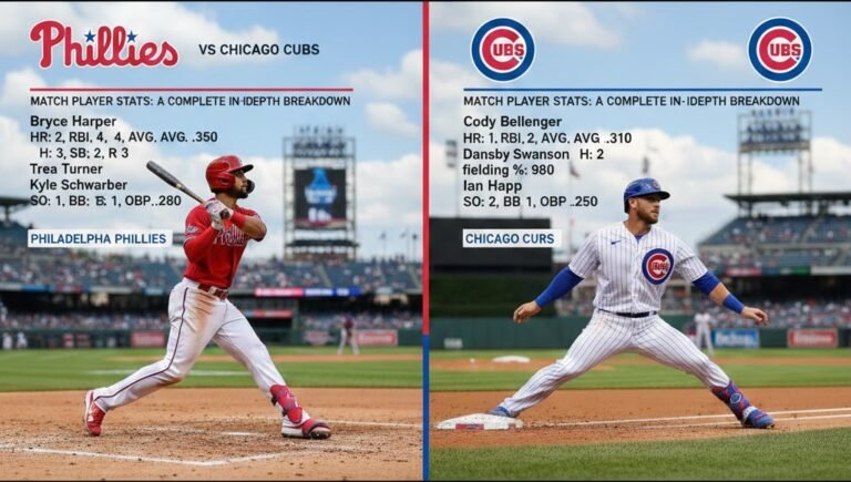 Phillies vs Chicago Cubs Match Player Stats: A Complete In-Depth Breakdown