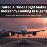 united airlines flight makes emergency landing in nigeria.