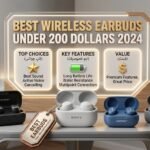 Best wireless earbuds under 200 dollars 2024